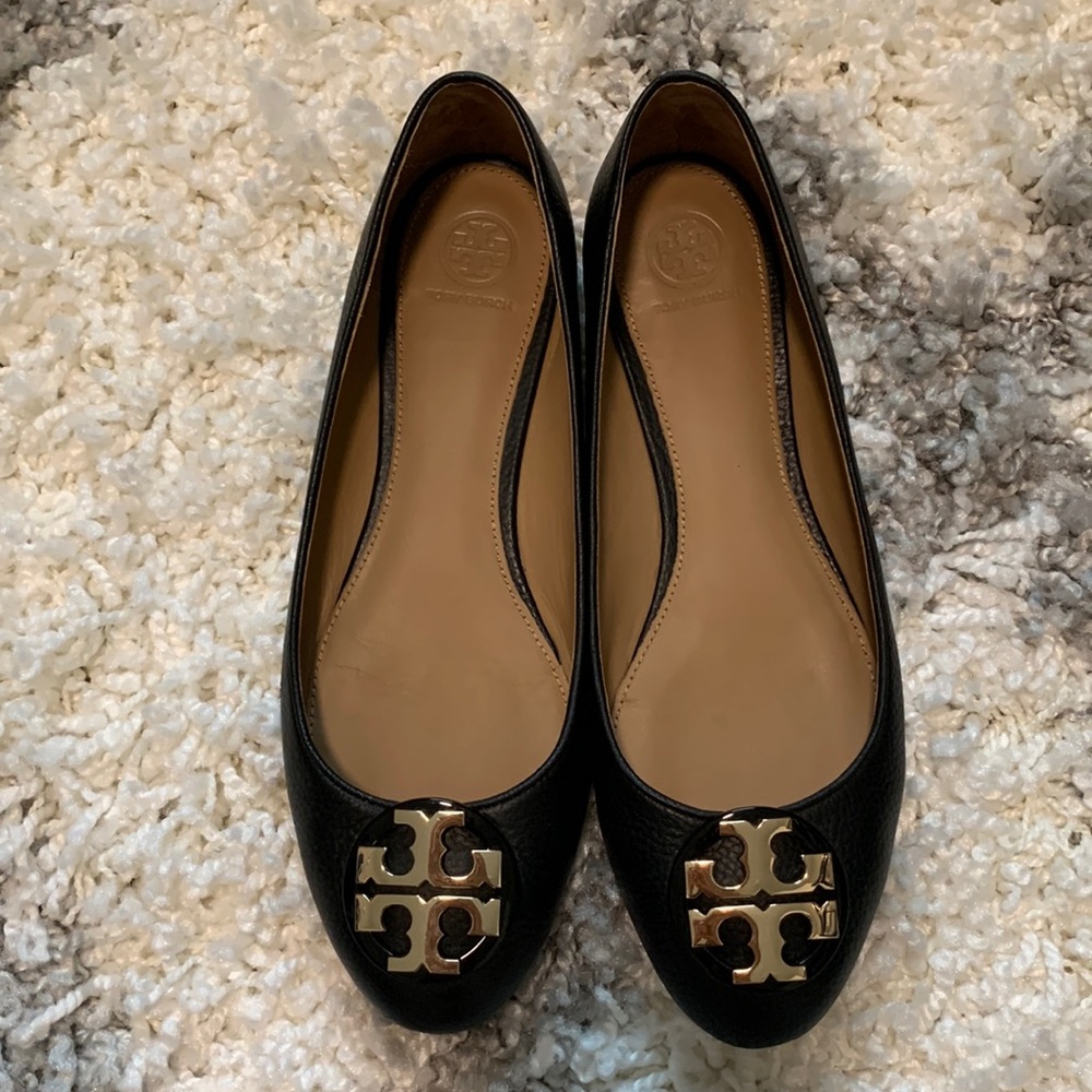 Black Tory Burch Flats